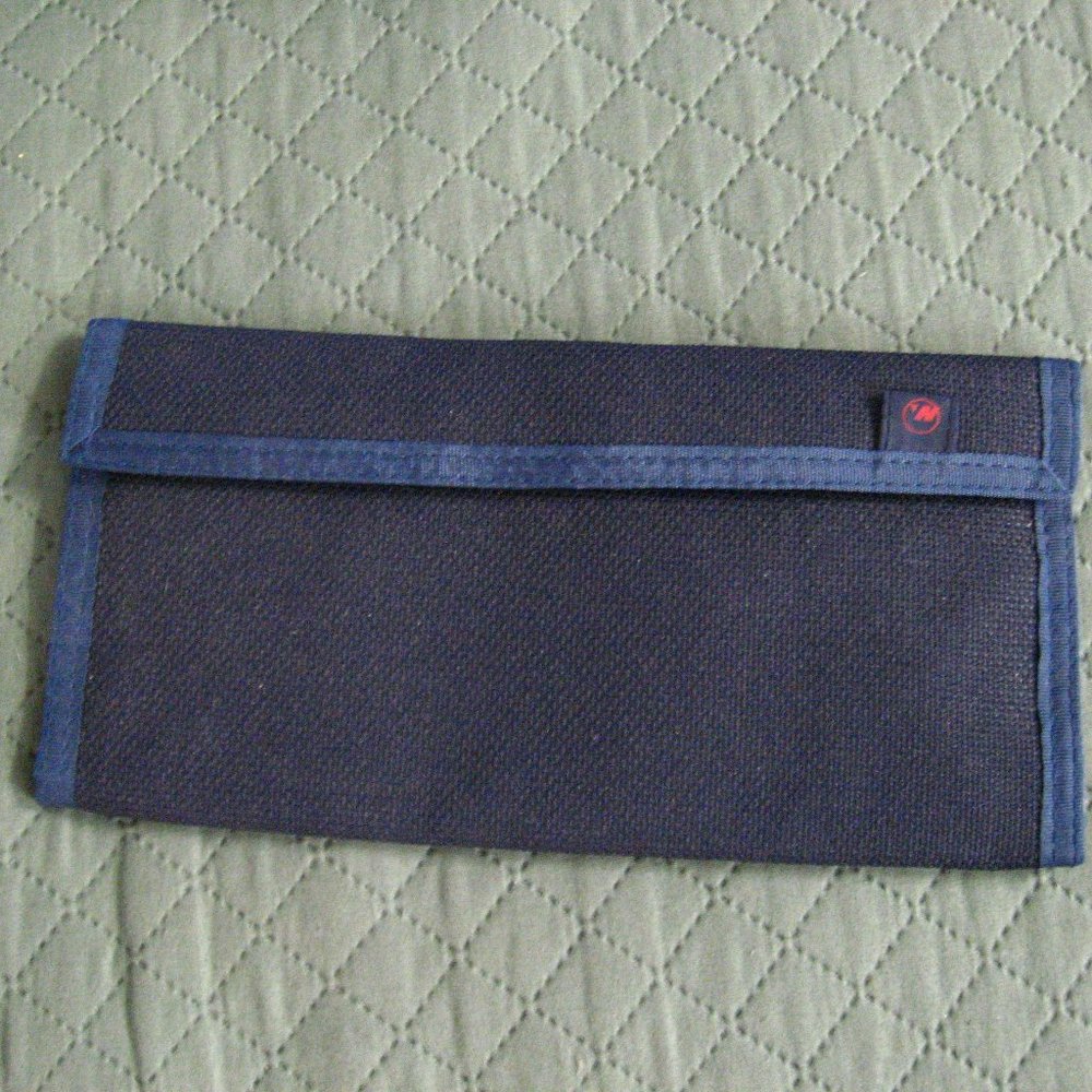 Northwest Airlines Vintage Nylon Ticket Wallet Folder